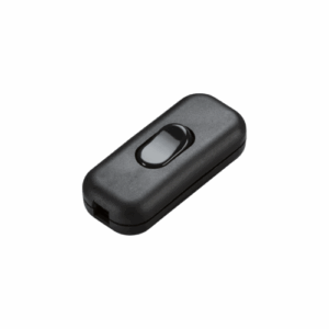 Knightsbridge 6A DP Inline Cord Switch - Black