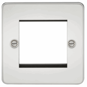Knightsbridge 2G Modular Faceplate - Polished Chrome