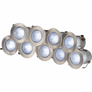 Knightsbridge 230V IP65 10 x  0.2w Cool White LED Kit 6000K