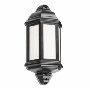 Knightsbridge 230V IP54 LED Half Wall Lantern with PIR