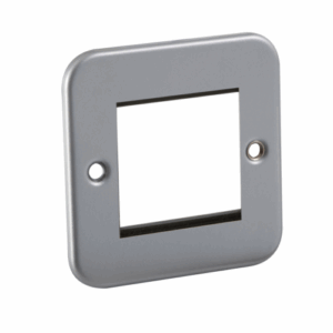Knightsbridge Metal Clad 2G Modular Faceplate