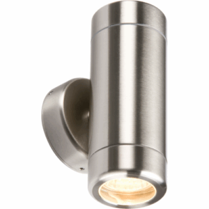 Knightsbridge 230V IP65 Stainless Steel Up & Down Light GU10  Fitting