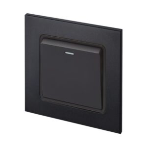 Retrotouch Aura Single Retractive?Switch - Matt Black