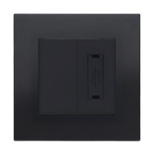 Retrotouch Aura 13A Unswitched Fused Spur - Matt Black