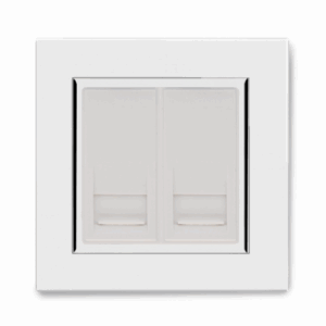 Retrotouch Crystal Bt Master/bt Slave Telephone Socket (White)