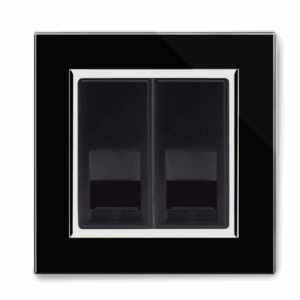 Retrotouch Crystal Bt Master/bt Slave Telephone Socket (Black CT)