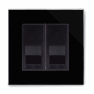 Retrotouch Crystal Bt Master/bt Slave Telephone Socket (Black PG)