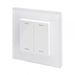 Retrotouch Friends of Hue Smart Switch - White Plain Glass