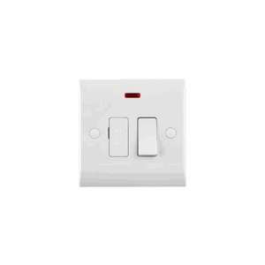 Saxby Electrical Curved Edge 13a Switched Fused Spur Unit With Neon