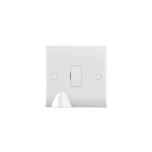 Saxby Electrical Curved Edge 13a Unswitched Fused Spur Unit With Flex Outlet