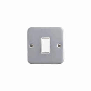 Saxby Electrical Metal Clad 10ax 1g 2-way Switch