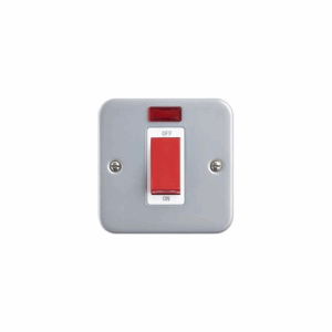 Saxby Electrical Metal Clad 45a 1g Dp Switch With Neon