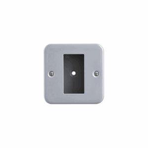 Saxby Electrical Metal Clad 1g Modular Faceplate (1 Module)