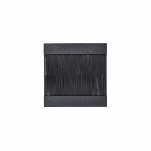 Saxby Electrical Euro Module 50mm Brush Module - Matt Black