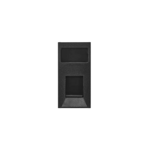 Saxby Electrical Euro Module Rj45 Cat6e Module - Matt Black