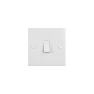 Saxby Electrical Square Edge 10ax 1g 1-way Switch