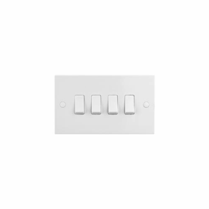 Saxby Electrical Square Edge 10ax 4g 2-way Switch