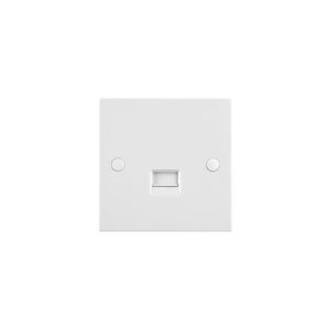 Saxby Electrical Square Edge Telephone Secondary Socket