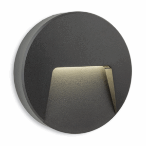 Firstlight Golf LED Resin Wall & Step Light Round Graphite