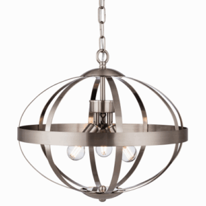 Firstlight Healey Pendant Brushed Steel
