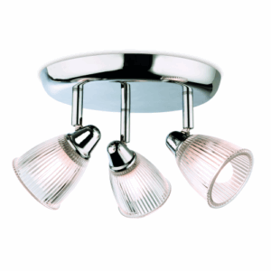 Firstlight Echo 3 Light Flush Ceiling Fitting Chrome