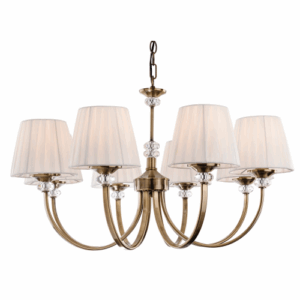 Firstlight Langham 8 Light Fitting Antique Brass