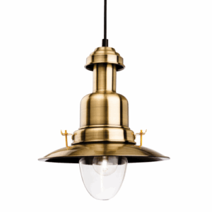 Firstlight Classic Fisherman Pendant Antique Brass