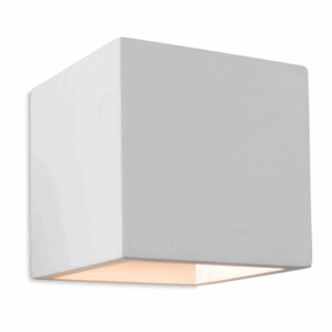Firstlight Troy Plaster Wall Light White