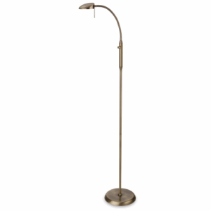 Firstlight Milan LED Floor Lamp Antique Brass