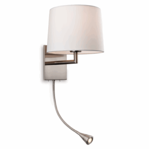 Firstlight Grand 2 Light Wall Brushed Steel