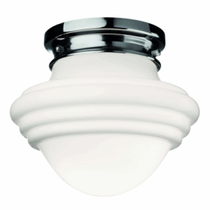 Firstlight Art Deco Flush Ceiling Fitting Chrome