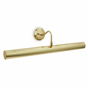 Firstlight Traditional Reeded Picture Light 600mm Polished Brass