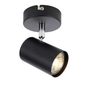 Saxby Arezzo 1lt Indoor Spotlight 7W - Matt Black