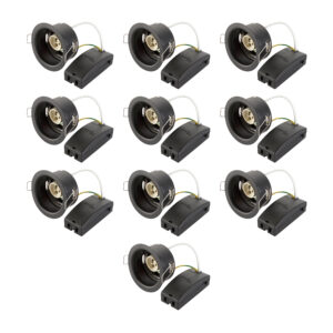 Saxby ShieldONE 65 Fire Rated Downlight Single/10Pack IP65 - 10 Pack, Open Can