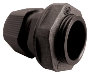 Eterna Black 20MM Trs Gland With Locking Nut