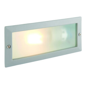 Saxby Eco E27 Plain & Lourve Brick Light IP44