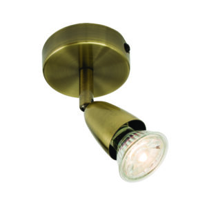 Saxby Amalfi 1lt Interior Spotlight 7W Finish: Selectable - Antique Brass