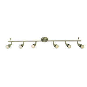Saxby Amalfi 6lt Interior Spotlight Bar 7W - Satin Nickel