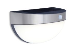 Lutec Bubble IP44 Integrated LED 2.3W 4000K Solar Light Stainless Steel