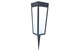 Lutec Dias Solar IP44 Integrated LED 8.4W RGBW Spike Light Matt Black