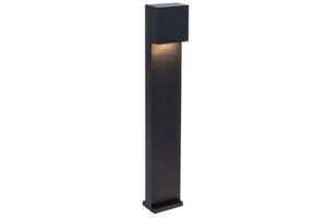 Lutec Gemini Xf IP54 9.5W 3000K Integrated LED Bollard Light Matt Black