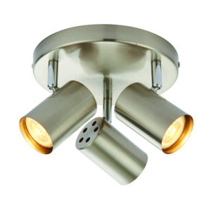Saxby Arezzo 3lt Indoor Spotlight 7W - Satin Chrome