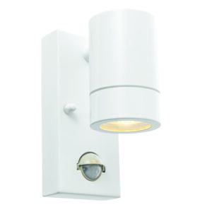 Saxby Palin 1lt PIR IP44 Outdoor Wall Light 7W GU10