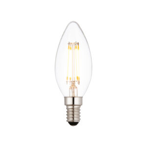 Saxby E14 LED filament candle dimmable 4W