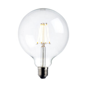 Saxby E27 LED filament globe dimmable 125mm 7W
