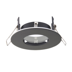 Saxby Speculo IP65 Downlight Fire Rated GU10 - Matt Black