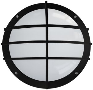 Eterna Aluminium LED Wall Light With Grill Diffuser + Multi-Function MW Sensor