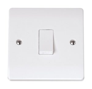Click Curva 10A 1 Gang 1 Way Switch