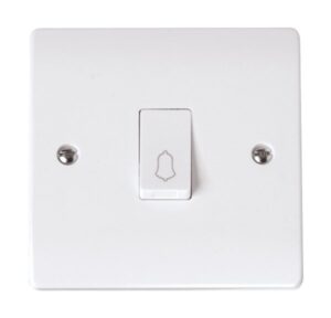 Click Curva 10A 1 Gang 2 Way Retractive Switch Bell