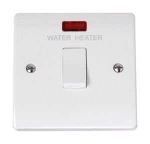 Click Curva 20A Dp Water Heater Switch With Neon